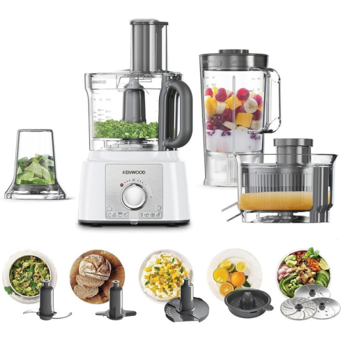 Kenwood FDP65.750WH Food Processor, MultiPro Express, 1000 Watt - White