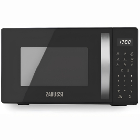 Zanussi Microwave 23 Liter in Black | ميكروويف زانوسي 23 لتر باللون الأسود