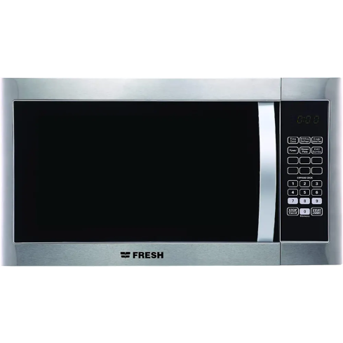 Fresh FMW-42KCG-S Microwave Oven With Grill, 42 Liters, 1100 Watt - Silver