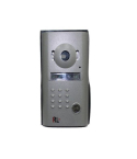 RL RL-4B17SM Video Door Intercom, 4 Lines - Grey