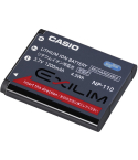 Casio NP110 Camera Rechargeable Battery, 1200mAh - Black