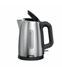 Braun WK 1500 PurShine Electric Kettle, 1.7L, 2200W - Silver Black
