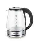 Sokany Electric Kettle, 2 Liter, 1500 Watt, Transparent - SK-SH-1098
