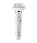 Braun Silk-epil 9 Flex Wet and Dry Epilator Set 40 Tweezers SensoSmart in White - SES 9010 3D | ماكينة إزالة الشعر براون سيلك إبيل 9 فليكس للاستخدام الجاف والرطب 40 ملقط تقنية SensoSmart باللون أبيض - SES 9010 3D