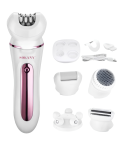 Sokany Epilator 5-in-1 Hair Removal Set 5 W in White - SK-17021 | Radio Talaat | ماكينة إزالة الشعر سوكاني طقم إزالة شعر 5 في 1، 5 وات باللون أبيض - SK-17021 | راديو طلعت
