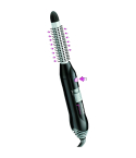 BaByliss Air Styler Brush 300 W Retractable Bristles in Black - BAB2655E | فرشاة تصفيف بيبي ليس بالهواء الساخن 300 وات شعيرات قابلة للسحب باللون أسود - BAB2655E