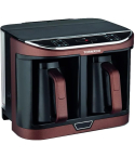 TORNADO Automatic Turkish Coffee Maker 660ml Brown x Black Water Tank TCME-100D-PRO