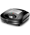 BLACK+DECKER 3 In 1 Sandwich Maker And Grill, 780 Watt, Black - TS2130-B5