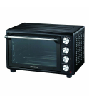 TORNADO Electric Oven 66 Liter 2200 Watt Grill Fan Black TEO-66KD-BK