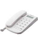 ELADL Tec Corded Landline Telephone, White - 924C