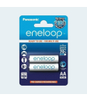 Panasonic Eneloop AA Rechargeable Batteries, 1900mAh, 2 Pieces - White Blue