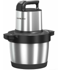 Sokany SK-YM-7033N Chopper and Slicer, 6.5L, 1500W, 3 Speeds - Silver Black