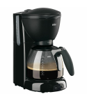 Braun KF 560/1 Pure Aroma Plus Coffee Maker, 1100W - Black
