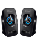 Kisonli L-3030 Wired Computer Speaker, 2 Pieces - Black