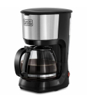 Black+Decker DCM750S-B5 Coffee Maker, 1.25L, 750W - Black Silver (international warranty)
