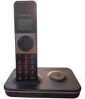 El Adl Tech D1002 Cordless Landline Phone, Digital Screen - Black