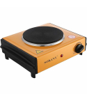 مسطح تسخين كهربائي سوكاني، 1000 وات، 1 شعلة، SK-100A - أصفر