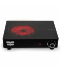 Fresh-500013424 Ceramic Electric Hot Plate, 1 Plate, 1500W - Black