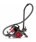 BLACK+DECKER VM1680-B5 Bagless Vacuum Cleaner, 1600W - Black Red (international warranty)