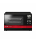 SHARP AX-1100(R)M Microwave , 27L, 1530W - Black Red