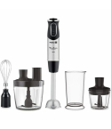 Moulinex DD65J810 Quickchef Hand Blender, 1000W - Silver Black