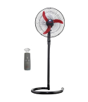Fresh Stand Fan 18 inch in Black - 500004558 | مروحة ستاند فريش 18 بوصة باللون احمر*أسود - 500004558
