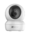Ezviz H6c Indoor Pan/Tilt Security Camera, 1080 Pixels, Wi-Fi, White - CS-H6c-R101-1G2WF
