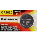 Panasonic CR2025 Lithium Coin Batteries - Silver