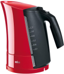 Braun WK 300 Multiquick 3 Kettle, 1.7 L, 2200W - Red Black