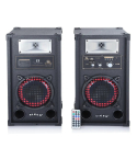 مكبر صوت بلوتوث تايجر مع ريموت كنترول، أسود - TG-5100