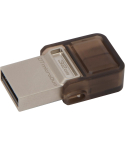 فلاش درايف كينجستون USB 3.0 OTG داتا ترافيلر microDuo، سعة 32 جيجا، بني - DTDUO/32GB