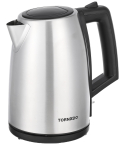 Tornado TKS-2117 Electric Kettle, 1.7L, 2200W - Silver Black
