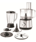 Black & Decker FX825 Food Processor, 800W - Silver Black