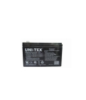 UNI-TEX Battery, 12V, 12A - Black