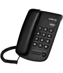 El Adl Tech 109C Corded Home Telephone - Black