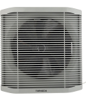 TORNADO Bathroom Ventilating Fan 25 cm Privacy Grid Black x Grey TVS-25BG