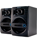 Kisonli T-010 Wired Computer Speaker, 2 Pieces - Black