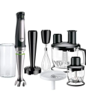 Braun MultiQuick 7 Multifunction Hand Blender, 350ml, 1000 Watt, Silver Black - MQ7087X