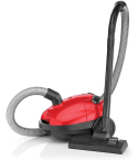 Black & Decker VM1200-B5 Vacuum Cleaner, 1000 W - Red Black-International Warranty
