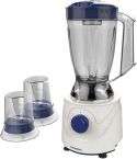 TORNADO Electric Blender 400 Watt 1.5 Liter 2 Mills Blue BL400/2-BLUE