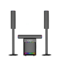 نظام مسرح منزلي جاما، 3.1 قناة، 140 واط، USB/SD، إضاءة LED، أسود - GT-9930