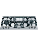 Ariston Built-in Gas Hob, 90 cm, 6 Burners in Stainless Steel - PHN 961 TS/IX/A | مسطح غاز بلت ان اريستون، 90 سم باللون ستانلس ستيل - PHN 961 TS/IX/A