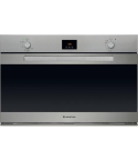 Ariston Built-in Gas Oven, 90 cm, 97 Liter, Electric Grill, With Fan, Stainless Steel, GESM55IXA30 | اريستون فرن غاز بلت ان، 90 سم، 97 لتر، شواية كهرباء، بالمروحة، ستانلس ستيل، GESM55IXA30