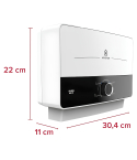 Ariston Instant Water Heater 9.5 kW in Black | سخان مياه فوري أريستون 9.5 كيلو وات باللون أسود
