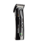 BaByliss Hair and Beard Clipper 39 mm Titanium Blades 5 Cutting Positions in Silver and Black - E769SDE | ماكينة حلاقة الشعر واللحية بيبي ليس شفرات تيتانيوم 39 مم 5 أطوال قص باللون فضي وأسود - E769SDE