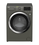 Beko Front Load Washing Machine 10 kg in Grey - WTE 10736 CHT | غسالة تحميل أمامي بيكو 10 كجم باللون رمادي - WTE 10736 CHT