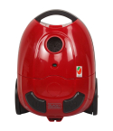 BLACK+DECKER Canister Vacuum Cleaner 1000W in Red & Black | مكنسة برميلية بلاك اند ديكر 1000 وات لون أحمر × أسود