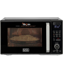 BLACK+DECKER Convection Air Fry Microwave 29 Liter in Black | ميكروويف بلاك اند ديكر حراري بالقلي الهوائي 29 لتر باللون الأسود