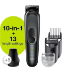 Braun All-in-One Trimmer 7 / 10-in-1 / 8 Attachments / Black / MGK7331