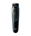 Braun Multi-Grooming Kit Series 5 Trimmer 9 in 1 100 Min Runtime in Black and Blue - MGK5280 | ماكينة حلاقة وتشذيب براون سيريز 5 متعددة الاستخدامات 9 في 1 100 دقيقة تشغيل باللون أسود وأزرق - MGK5280